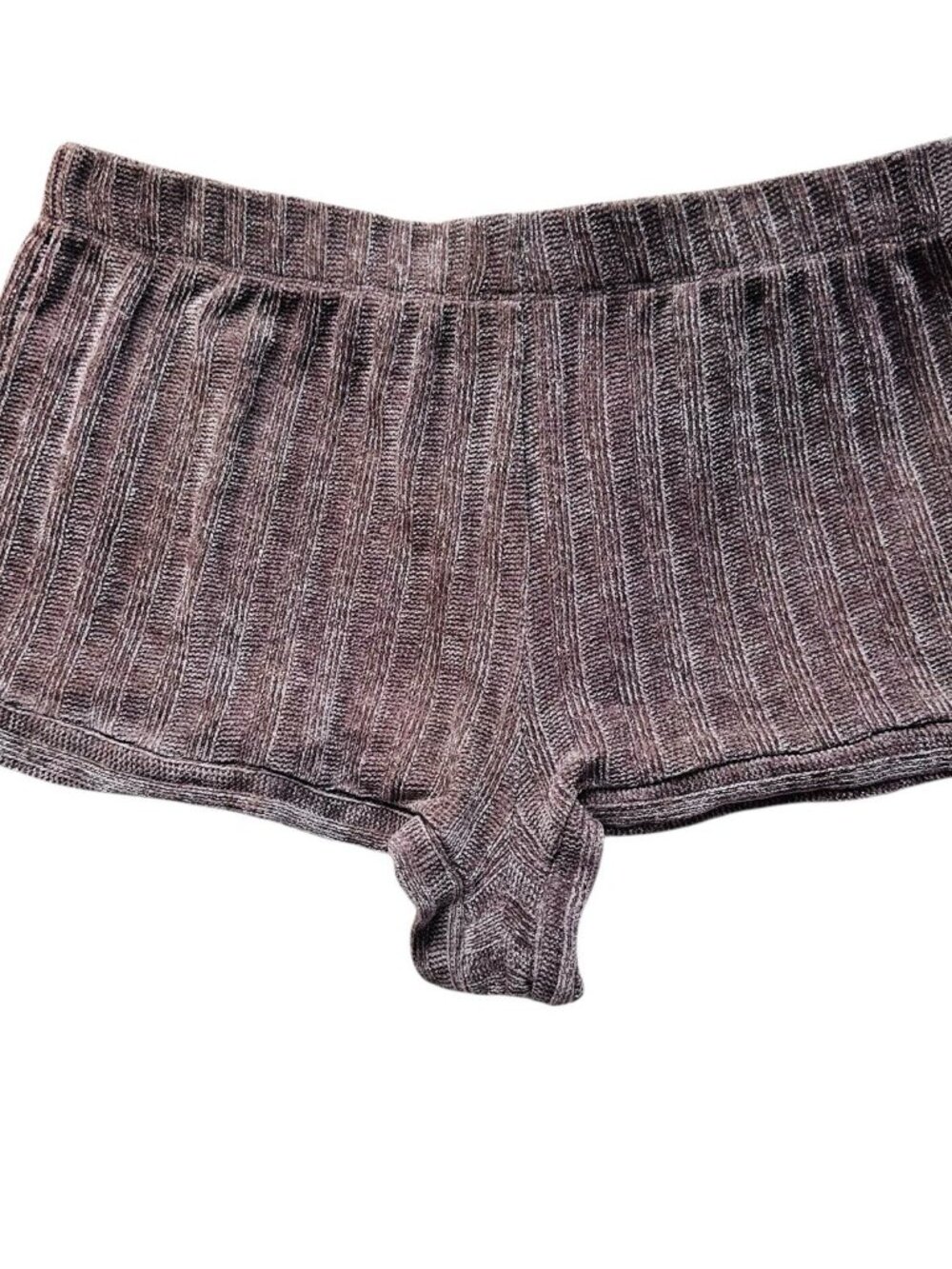 Out From Under Ribbed Short Shorts Lounge Sleepwear L Large Pink Blush